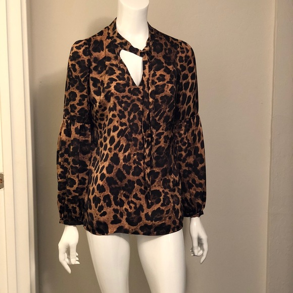Michael Kors - Leopard Print Blouse - Picture 4 of 6
